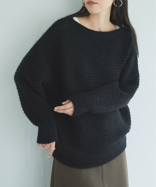 「Audrey and John Wad」 長袖ニット FREE ブラック レディース_画像5