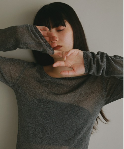 カーサフライン　グレー　ニット♡ CASA FLINE 「CASA FLINE」 長袖ニット FREE グレー レディース