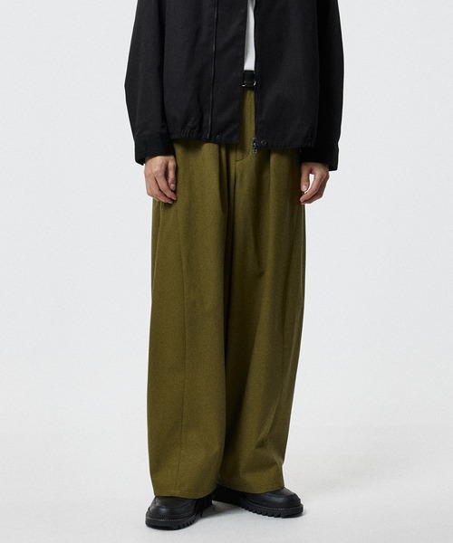 新品タグ付　Glimclap balloon pants-chino チノパン GLIMCLAP(グリムクラップ)】Color scheme design & balloon