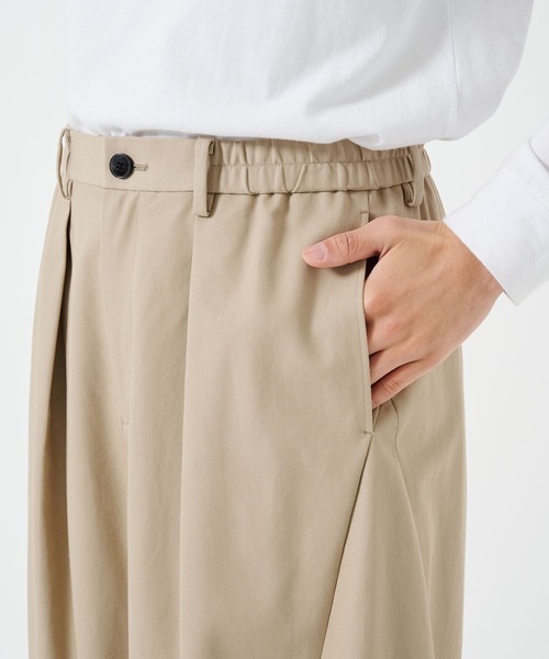 新品タグ付　Glimclap balloon pants-chino チノパン STUDIOUS チノパン BALLOON WIDE CHINO PANTS メンズ : ZOZOTOWN