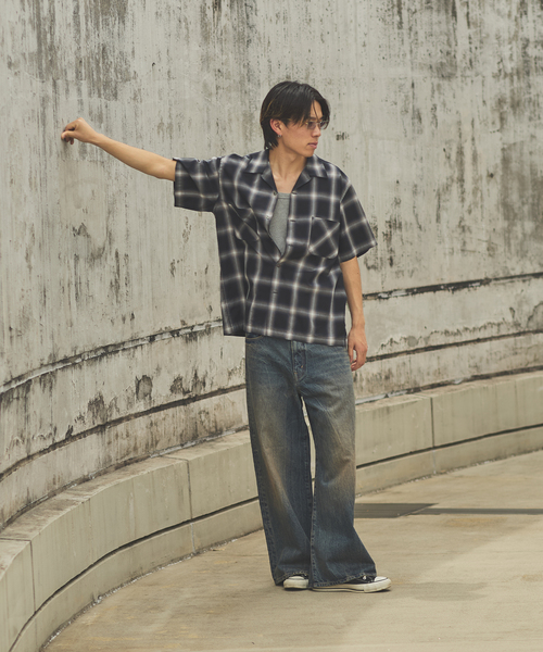 JOURNAL STANDARD J.S HOMESTEAD シャツ Stead / ステッド オンブレ
