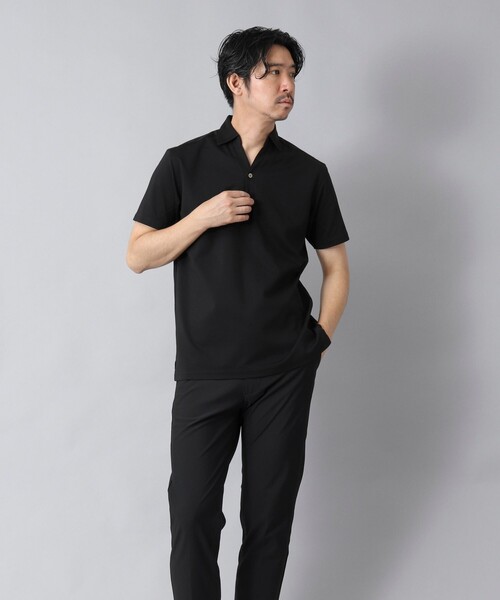 【美品】NOCOFFEE×CLUBHAUS コラボ ポロシャツ 黒 XL NO COFFEE × CLUBHAUS POLO SHIRT S/S | NO COFFEE