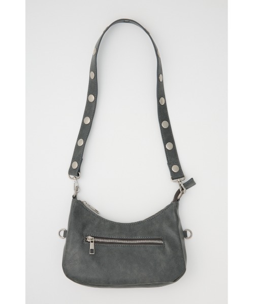 超人気の雑貨店 ショルダーバッグ GEM LAGUA バッグ レディース BELTED STUDS バッグ