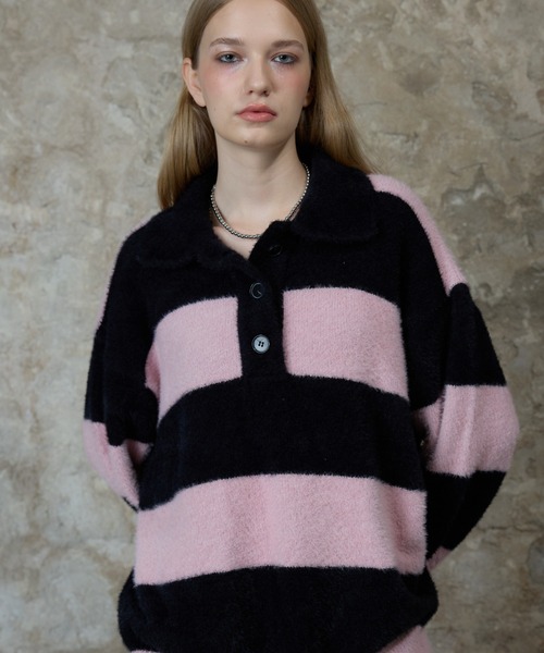 ニット セーター L13 RUGBY BOLD KNIT レディース