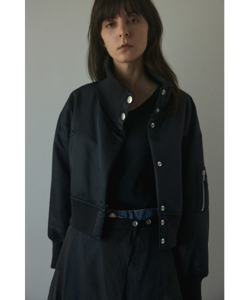 「BLACK BY MOUSSY」 ブルゾン FREE グレー レディース_画像2