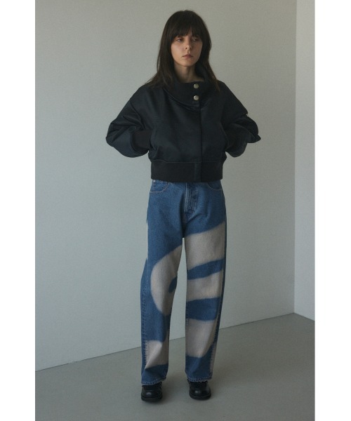 「BLACK BY MOUSSY」 ブルゾン FREE グレー レディース_画像3