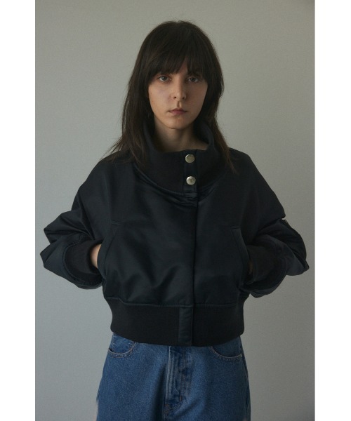 「BLACK BY MOUSSY」 ブルゾン FREE グレー レディース_画像4