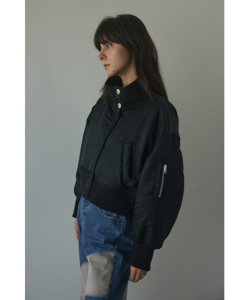 「BLACK BY MOUSSY」 ブルゾン FREE グレー レディース_画像5