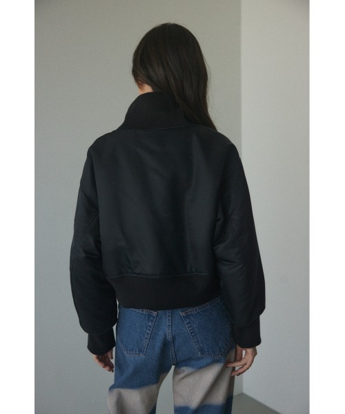 「BLACK BY MOUSSY」 ブルゾン FREE グレー レディース_画像6