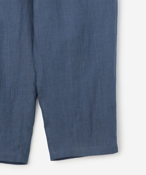 MAATEE&SONS リネンパンツ ドS LINEN GARMENT DYED EASY PANTS MUSOU [SUMI] - WUNDER 大阪