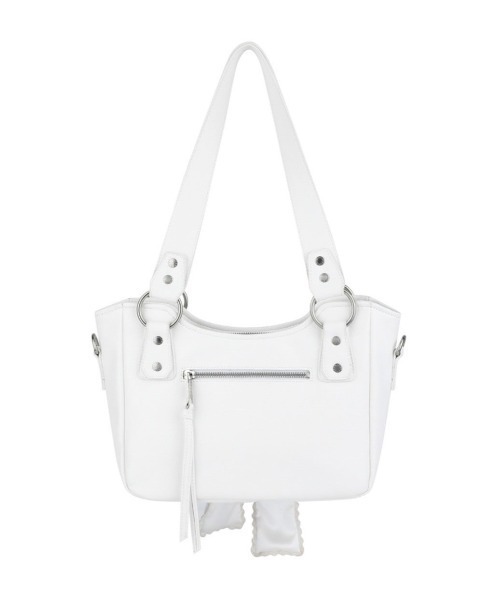 【IUGAMAKARAS】Laced Ribbon Shoulder Bag / 追跡付 IUGAMAKARAS ショルダーバッグ バッグ 「IUGAMAKARAS」Laced