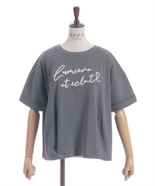確認用【M】axes femme レディース トップス 半袖トレーナー 確認用【M】axes femme レディース トップス 半袖トレーナーの通販 by