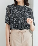 ブラウス シャツ 夏 「日比谷花壇」フリル衿シ...の詳細画像4