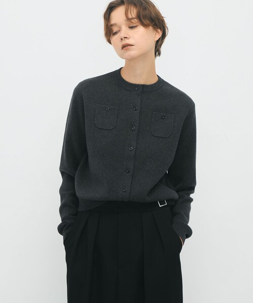 「CABaN」 ニットカーディガン S カーキ レディース CABaN 「CABaN」 ニットカーディガン S カーキ レディース