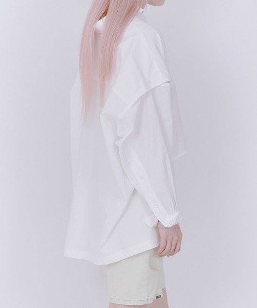 UJOH（ウジョー） ブラウス シャツ Sliit sleeve 別注シャツ