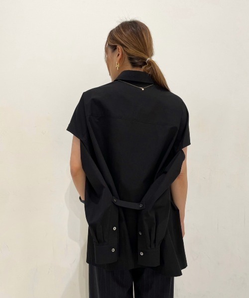 UJOH（ウジョー） ブラウス シャツ Sliit sleeve 別注シャツ