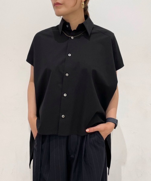 UJOH（ウジョー） ブラウス シャツ Sliit sleeve 別注シャツ
