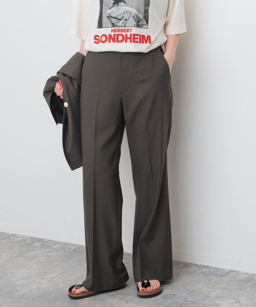 Spick＆Span（スピック アンド スパン） スラックス パンツ 「手洗い可