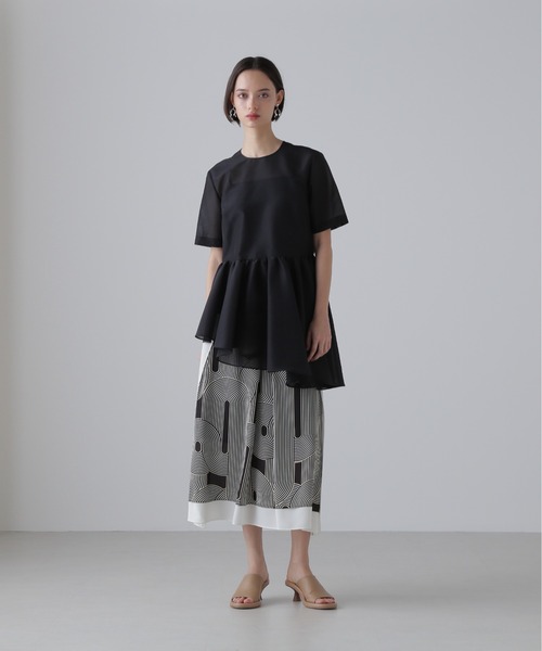 ADORE（アドーア） ブラウス シャツ スパンオーガンジーブラウス