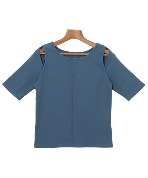 「andme」 「alma design」半袖カットソー M ブラック レディース