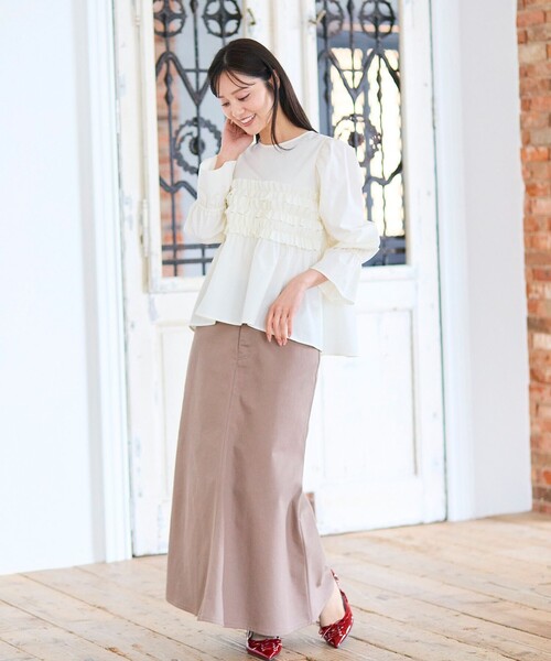 Feroux（フェルゥ） ロング スカート レースアップマーメイド スカート