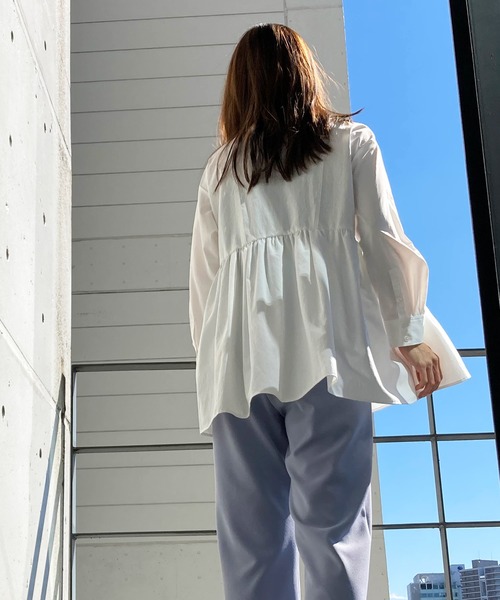 「Sono」 長袖チュニック 1 ホワイト レディース