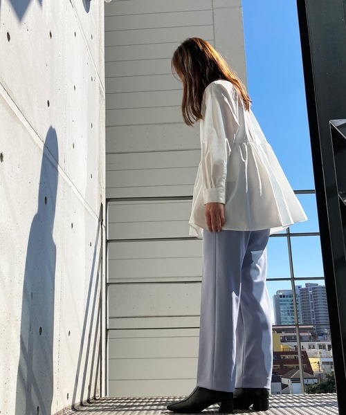 「Sono」 長袖チュニック 1 ホワイト レディース