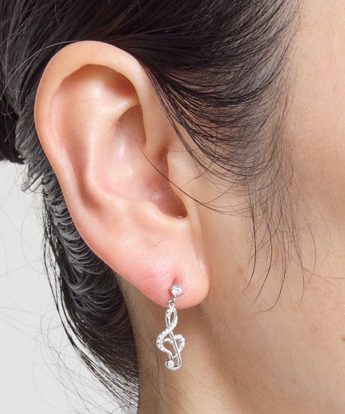 gargle（ガーグル） ピアス ガーグル：MUSICシリーズ キラ音符 ト音