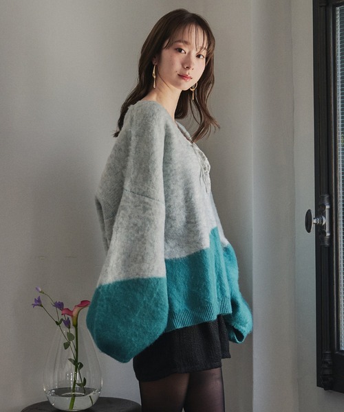 mideal（マイディール） ニット セーター nuance knit pullover