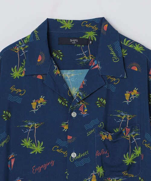 「SHIPS Colors」 半袖シャツ MEDIUM ライトホワイト メンズ_画像4