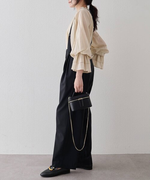 Whim Gazette（ウィム ガゼット） ブラウス シャツ カフスギャザー