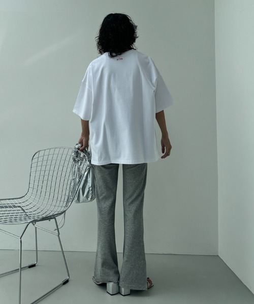 「y/m」 半袖Tシャツ FREE オフホワイト レディース_画像4