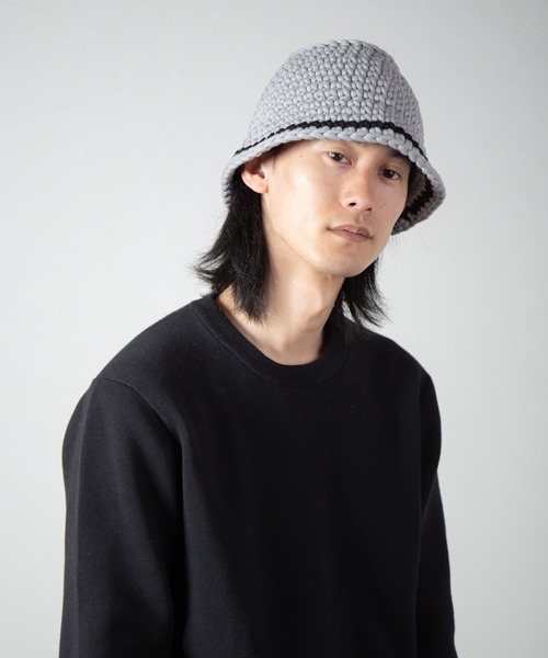 INDIETRO ASSOCIATION 帽子 ハット Tube Yarn Knit Hat / チューブ