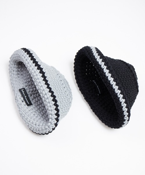INDIETRO ASSOCIATION 帽子 ハット Tube Yarn Knit Hat / チューブ