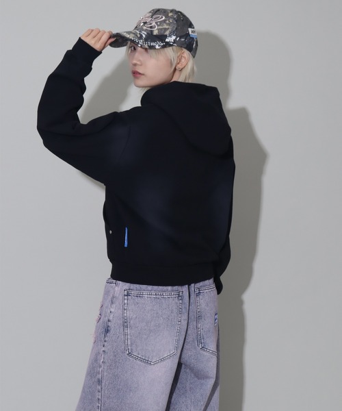 ロゴショートフーディー THE NORTH FACE（ザ ノースフェイス） Square Logo Full Zip スクエア