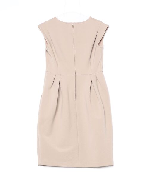 「FLICKA」 半袖ワンピース 0 ベージュ レディース_画像2