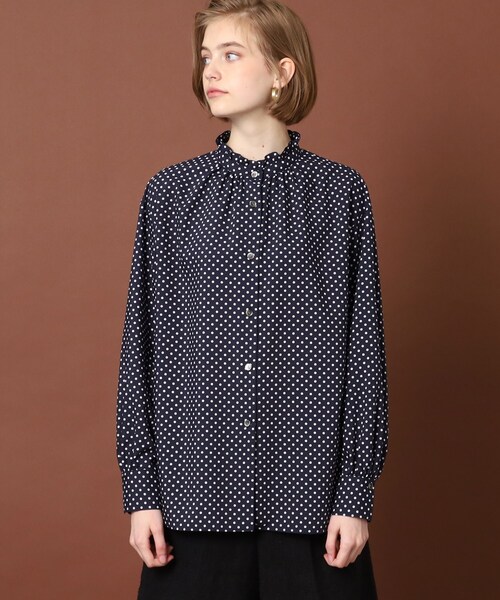 ドレステリア　長袖ブラウス　新品未使用　36(S) DRESSTERIOR（ドレステリア） 長袖ブラウス 36 ピンク レディース