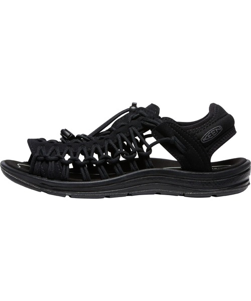 「KEEN」 フラットサンダル 24cm ブラック レディースの画像