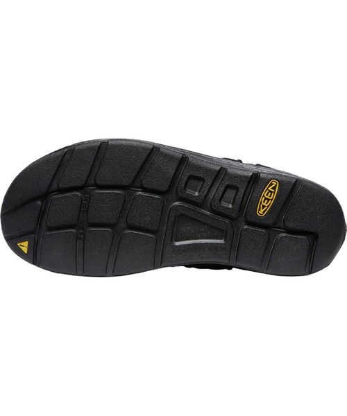 「KEEN」 フラットサンダル 24cm ブラック レディースの画像