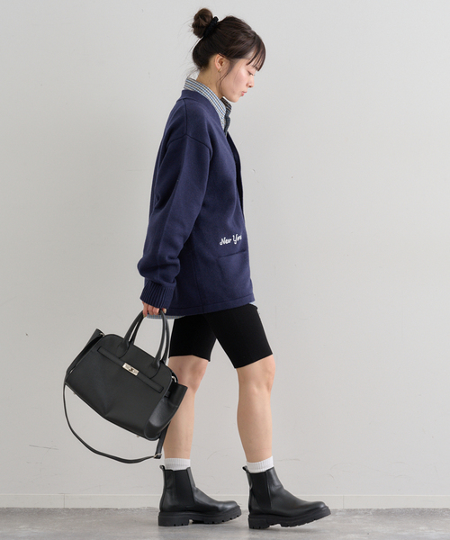 ユー バイ スピック＆スパン（U by SPICK&SPAN）/リブニットサイクルパンツ U by SPICK&SPAN（ユーバイスピックアンドスパン） パンツ リブニット