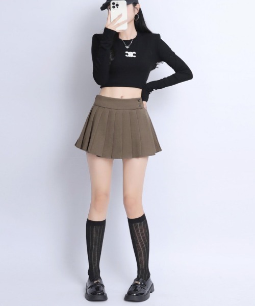 Riff（リフ） スカート プリーツミニスカート : ZOZOTOWN Yahoo!店