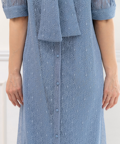 「PREFERIR」 半袖ワンピース MEDIUM グリーン レディース_画像6