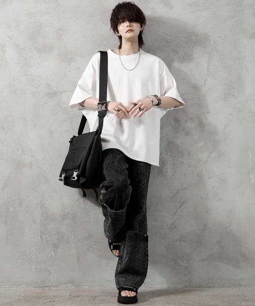 「ADRER」 半袖Tシャツ LARGE ホワイト メンズ_画像10