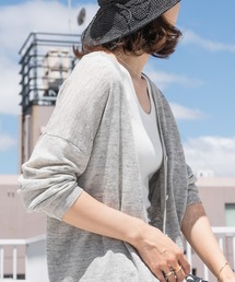 「URBAN RESEARCH DOORS」 カーディガン MEDIUM ベージュ系その他 レディースの画像5