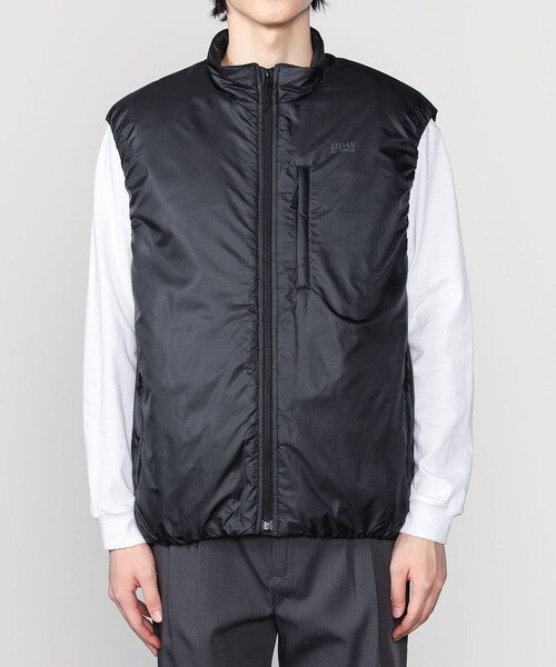 SEDAN ALL PURPOSE フルジップ パッカブル ベスト SEDAN ALL-PURPOSE | フルジップパッカブルベスト - CHANTILLY-2F