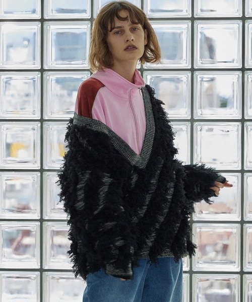 MAISON SPECIAL（メゾンスペシャル） 長袖ニット FREE ブラック