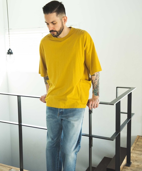 「MR.OLIVE」 半袖Tシャツ MEDIUM ネイビー メンズ_画像2