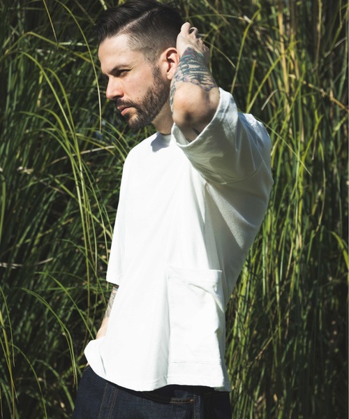 「MR.OLIVE」 半袖Tシャツ MEDIUM ネイビー メンズ_画像6