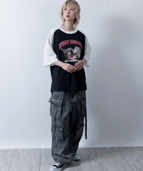 「Starting Over」 半袖Tシャツ L レッド系その他3 メンズ_画像6