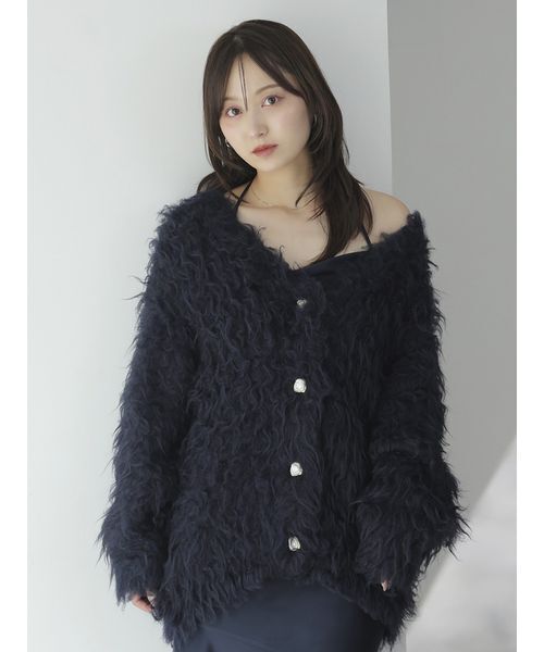 SNIDEL スナイデル シャギーカーディガン SNIDEL（スナイデル） カーディガン シャギーカーディガン レディース